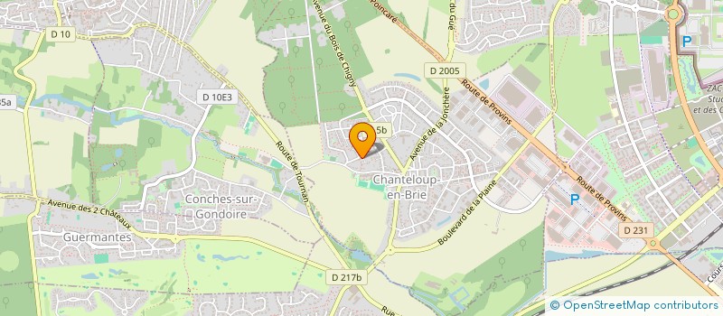 localisation de l'entreprise MONSIEUR OLIVIER DOUANGVICHITH  CHANTELOUP-EN-BRIE