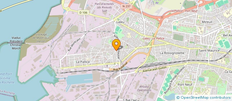 localisation de l'entreprise MONSIEUR OLIVIER DOUBLET  LA ROCHELLE