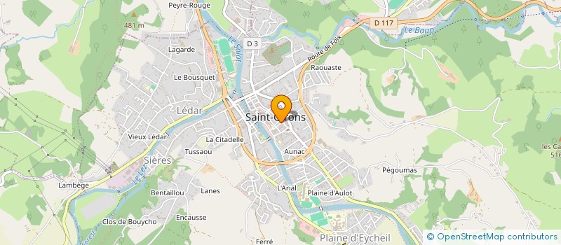 localisation de l'entreprise MONSIEUR OLIVIER DOUDON à SAINT-GIRONS