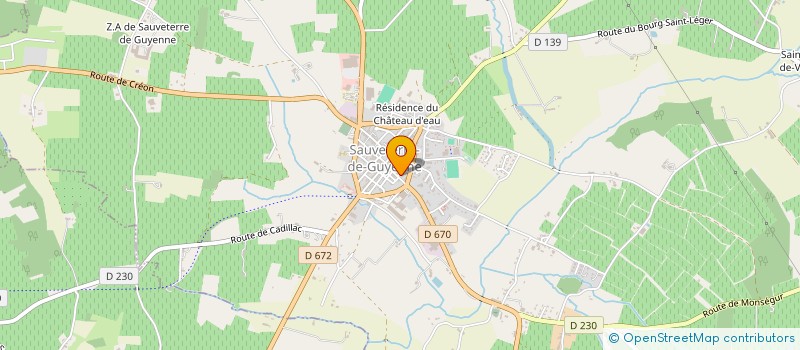 localisation de l'entreprise MONSIEUR OLIVIER DOUIN  SAUVETERRE-DE-GUYENNE