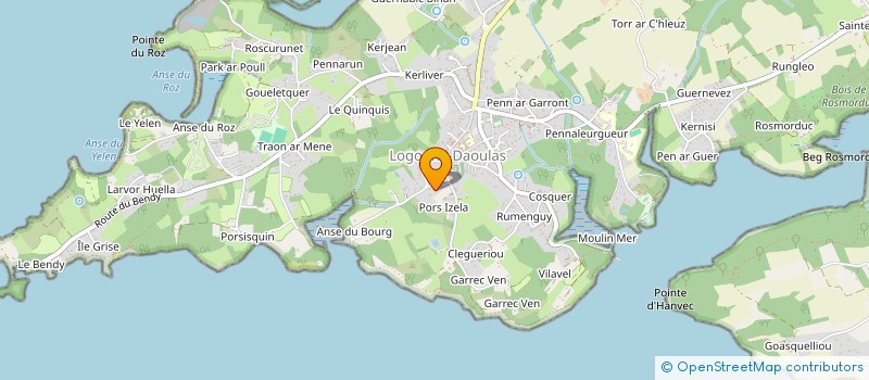 localisation de l'entreprise MONSIEUR OLIVIER DOUTREUWE  LOGONNA-DAOULAS