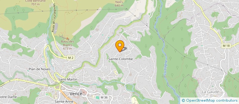 localisation de l'entreprise MONSIEUR OLIVIER DRAGHO  VENCE