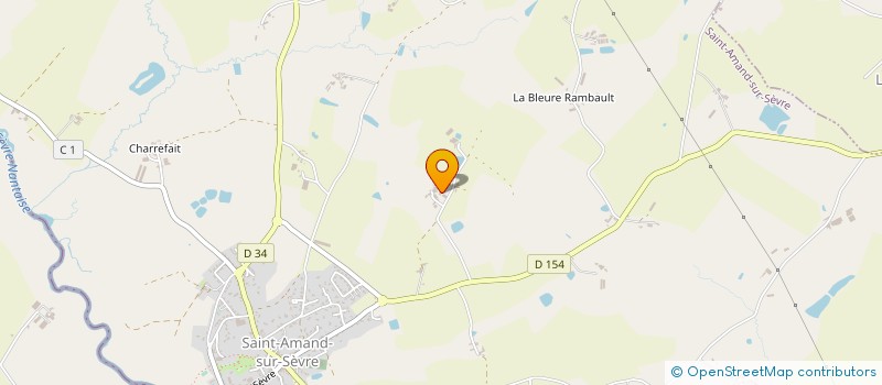 localisation de l'entreprise MONSIEUR OLIVIER DRAPEAU  SAINT-AMAND-SUR-SEVRE