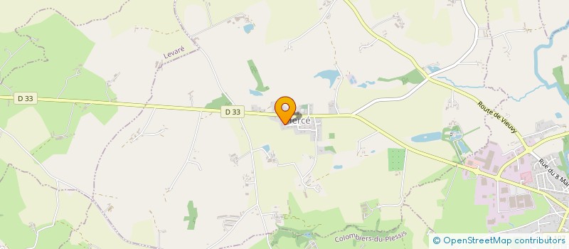 localisation de l'entreprise MONSIEUR OLIVIER DRAULT  HERCE