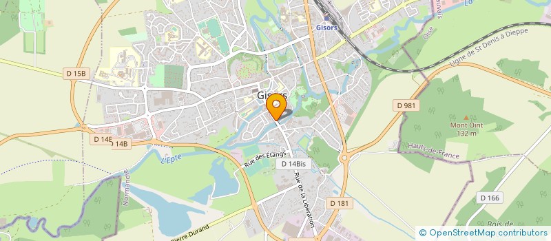 localisation de l'entreprise MONSIEUR OLIVIER DROUARD  GISORS