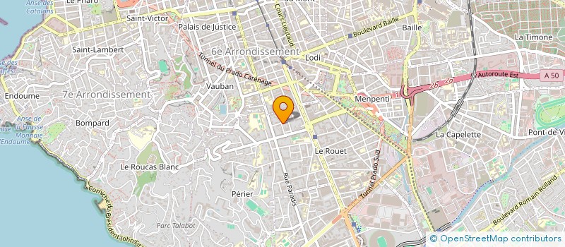 localisation de l'entreprise MONSIEUR OLIVIER DROULERS  MARSEILLE