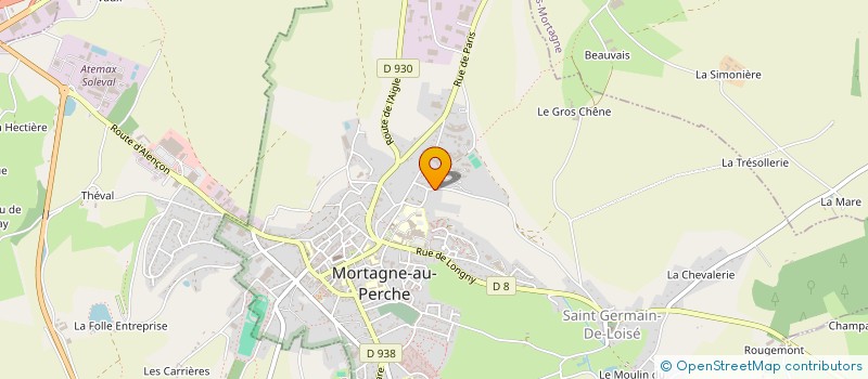 localisation de l'entreprise MONSIEUR OLIVIER DUBOC à MORTAGNE-AU-PERCHE