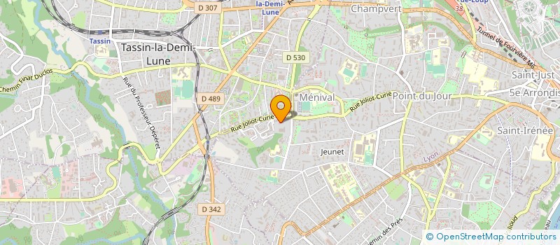 localisation de l'entreprise MONSIEUR OLIVIER DUBOIS  LYON