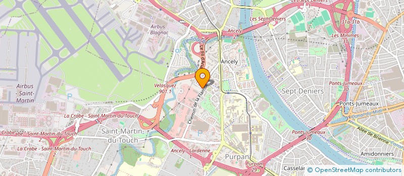 localisation de l'entreprise MONSIEUR OLIVIER DUBOIS  TOULOUSE