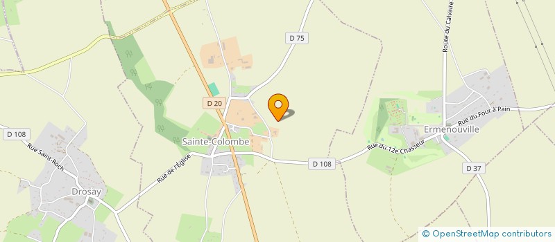 localisation de l'entreprise MONSIEUR OLIVIER DUBOQ  SAINTE-COLOMBE