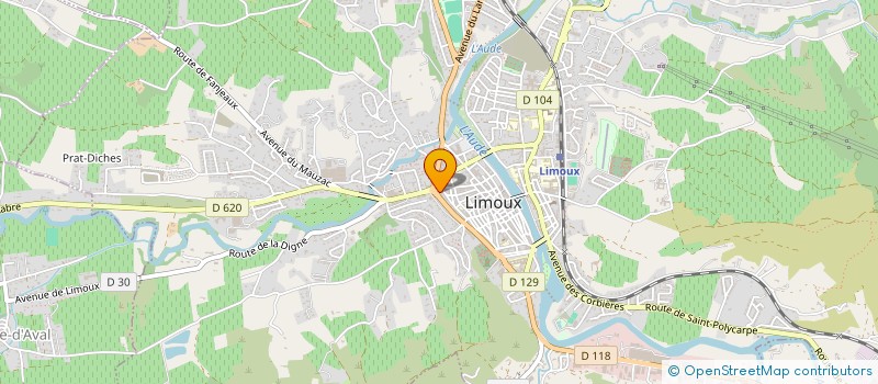 localisation de l'entreprise MONSIEUR OLIVIER DUCHAN  LIMOUX