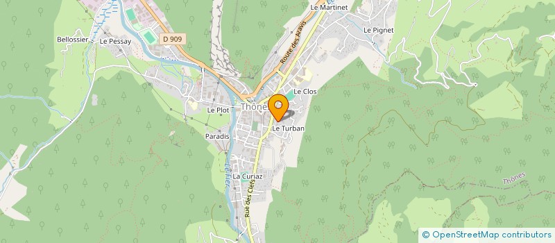 localisation de l'entreprise MONSIEUR OLIVIER DUCHATEAU à THONES