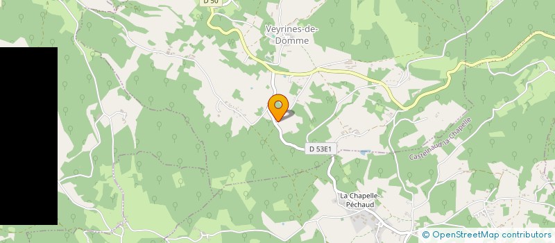 localisation de l'entreprise MONSIEUR OLIVIER DUCHER  VEYRINES-DE-DOMME