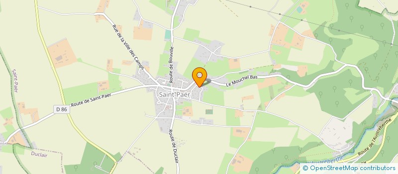 localisation de l'entreprise MONSIEUR OLIVIER DUCHESNE  SAINT-PAER