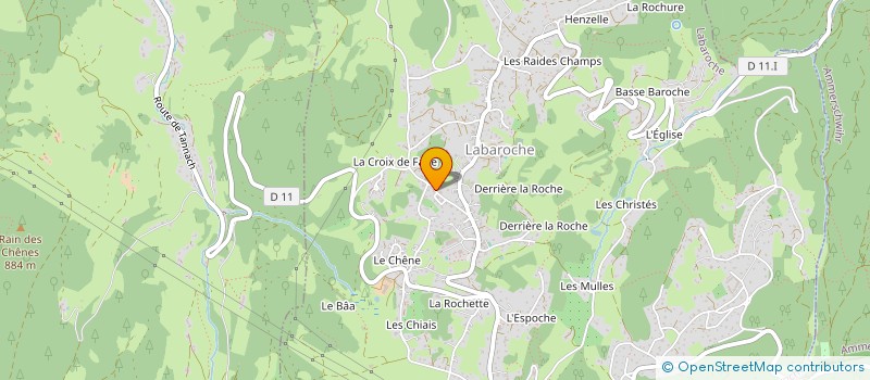 localisation de l'entreprise MONSIEUR OLIVIER DUCLOS à LABAROCHE