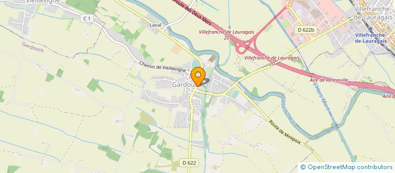 localisation de l'entreprise MONSIEUR OLIVIER DUCOURNAU  GARDOUCH