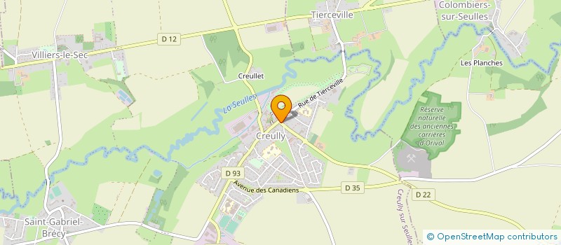 localisation de l'entreprise MONSIEUR OLIVIER DUCROT  PONTS SUR SEULLES