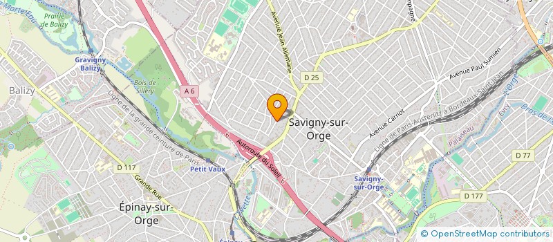 localisation de l'entreprise MONSIEUR OLIVIER DUCRUIX à SAVIGNY-SUR-ORGE