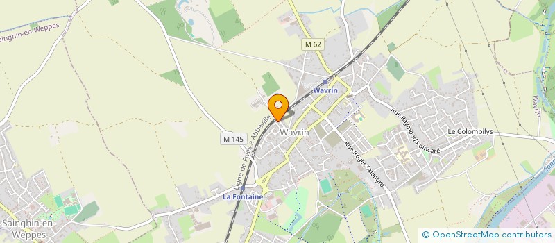 localisation de l'entreprise MONSIEUR OLIVIER DUFLOT  WAVRIN