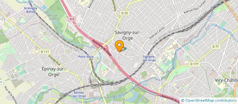 localisation de l'entreprise MONSIEUR OLIVIER DUFOUR à SAVIGNY-SUR-ORGE