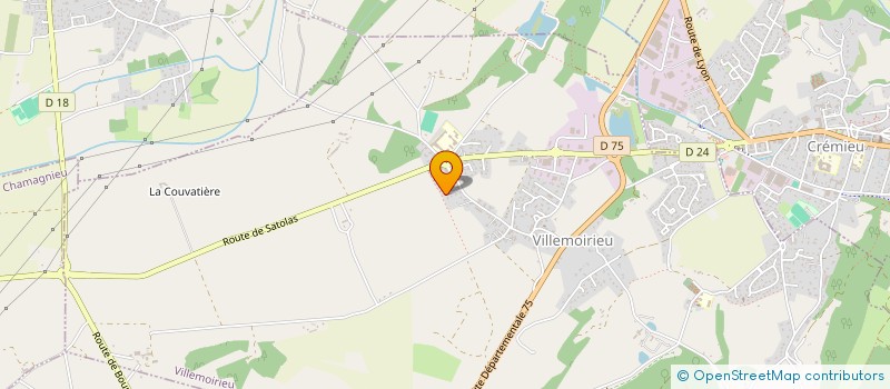 localisation de l'entreprise MONSIEUR OLIVIER DUFRESNE  VILLEMOIRIEU