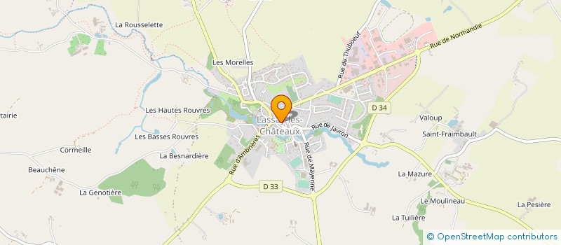 localisation de l'entreprise MONSIEUR OLIVIER DUJARRIER à LASSAY-LES-CHATEAUX