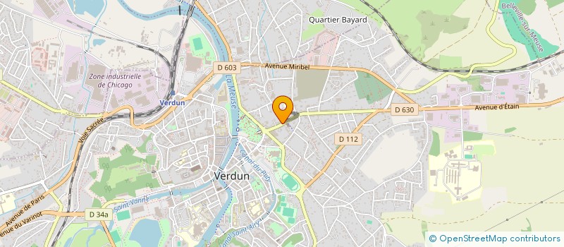 localisation de l'entreprise MONSIEUR OLIVIER DUJEUX à VERDUN