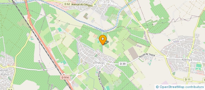 localisation de l'entreprise MONSIEUR OLIVIER DUMAS  THEZA