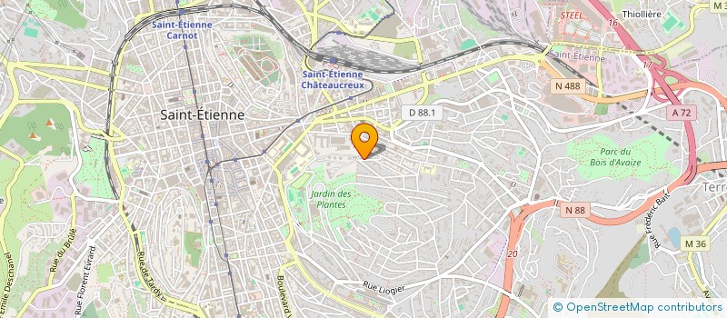 localisation de l'entreprise MONSIEUR OLIVIER DUMAS  SAINT-ETIENNE