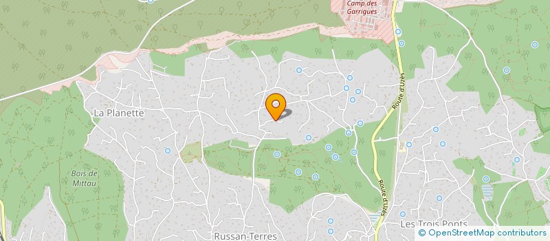 localisation de l'entreprise MONSIEUR OLIVIER DUMAS  NIMES