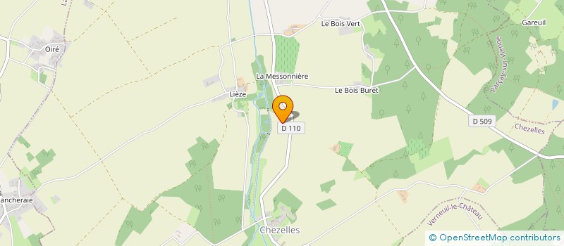 localisation de l'entreprise MONSIEUR OLIVIER DUMONT  CHEZELLES