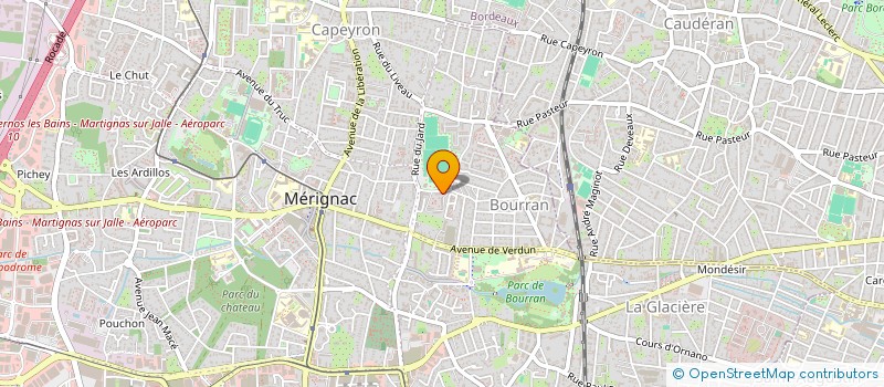 localisation de l'entreprise MONSIEUR OLIVIER DUPA  MERIGNAC