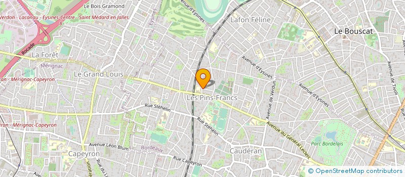 localisation de l'entreprise MONSIEUR OLIVIER DUPIN  BORDEAUX