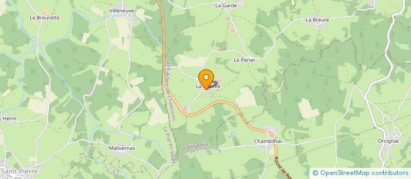 localisation de l'entreprise MONSIEUR OLIVIER DUPLAIN  SAINT-ANDRE-DE-CHALENCON