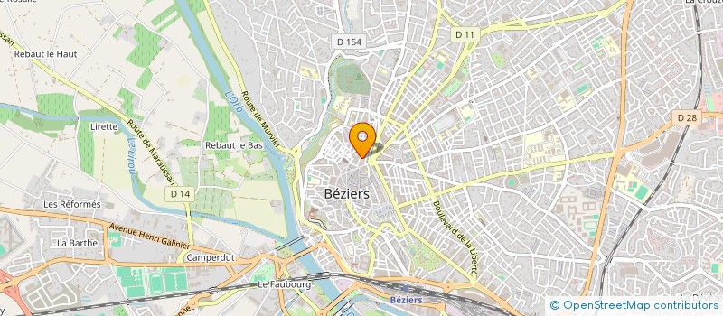 localisation de l'entreprise MONSIEUR OLIVIER DUPONT à BEZIERS