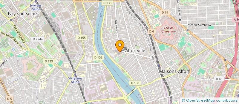 localisation de l'entreprise MONSIEUR OLIVIER DUPONT à ALFORTVILLE