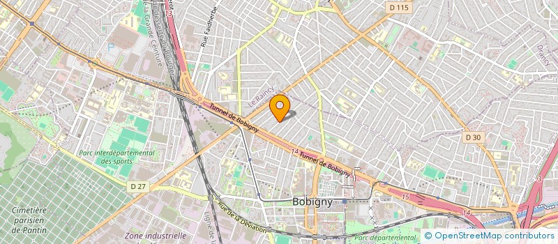 localisation de l'entreprise MONSIEUR OLIVIER DUPONT  BOBIGNY