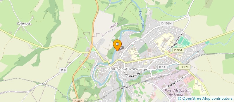 localisation de l'entreprise MONSIEUR OLIVIER DUPRESSOIR à SEMUR-EN-AUXOIS