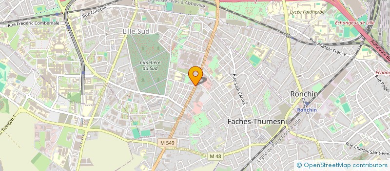 localisation de l'entreprise MONSIEUR OLIVIER DUPUIS à LILLE