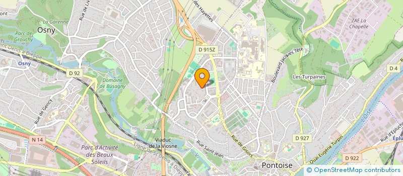 localisation de l'entreprise MONSIEUR OLIVIER DUPUIS  PONTOISE