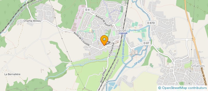 localisation de l'entreprise MONSIEUR OLIVIER DUPUY à LIGUGE