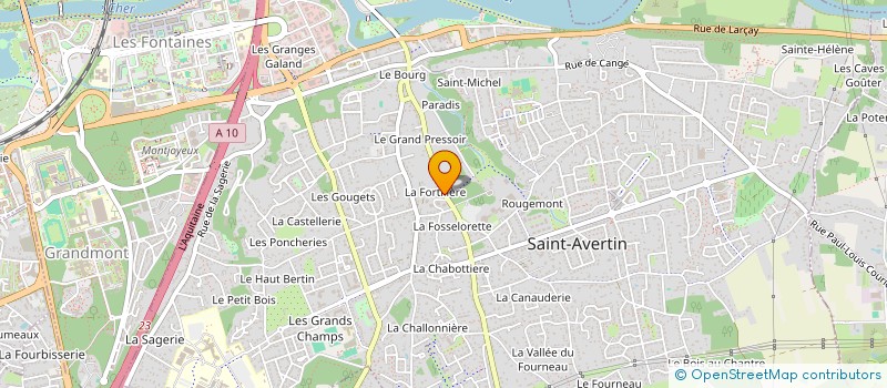 localisation de l'entreprise MONSIEUR OLIVIER DUPUY  SAINT-AVERTIN