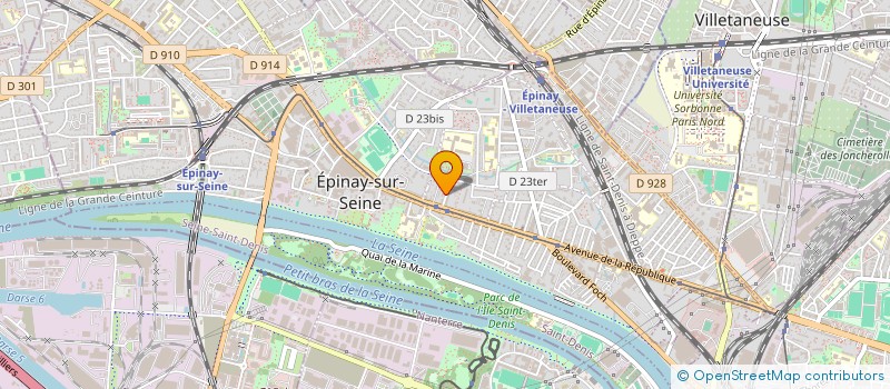 localisation de l'entreprise MONSIEUR OLIVIER DUQUENNE à EPINAY-SUR-SEINE
