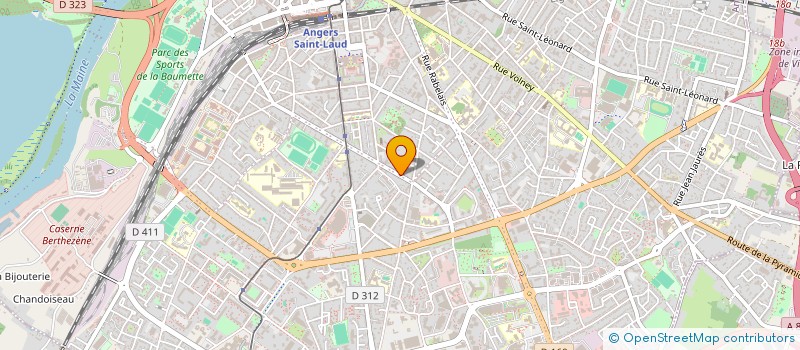 localisation de l'entreprise MONSIEUR OLIVIER DURAND à ANGERS