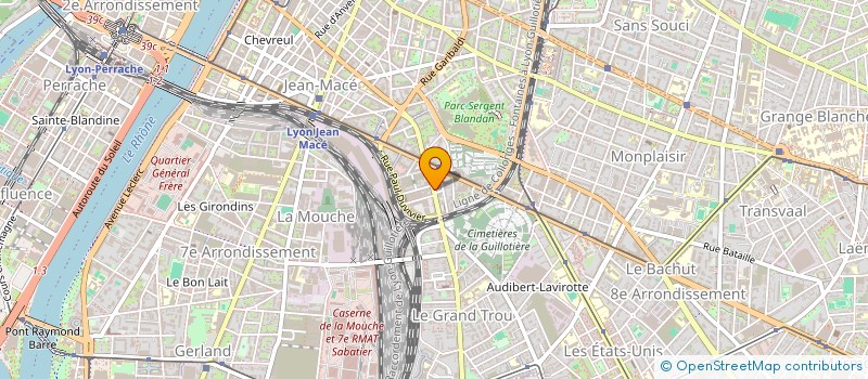 localisation de l'entreprise MONSIEUR OLIVIER DURANTON  LYON