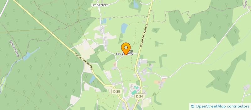 localisation de l'entreprise MONSIEUR OLIVIER DURET  SAINT-SAULGE