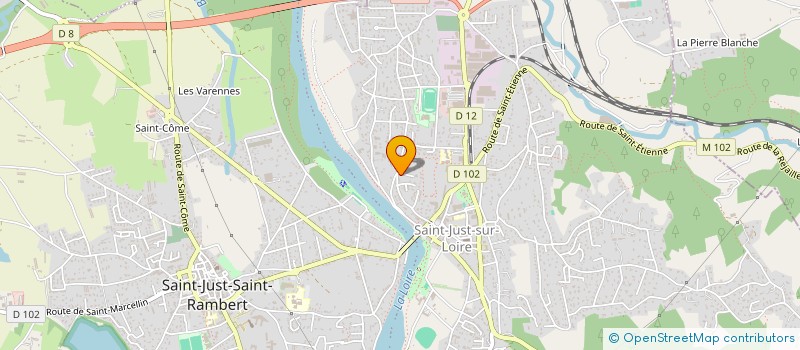 localisation de l'entreprise MONSIEUR OLIVIER DURIEUX  SAINT-ETIENNE