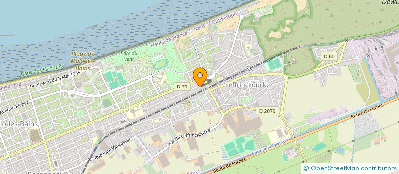 localisation de l'entreprise MONSIEUR OLIVIER DURIEUX à DUNKERQUE