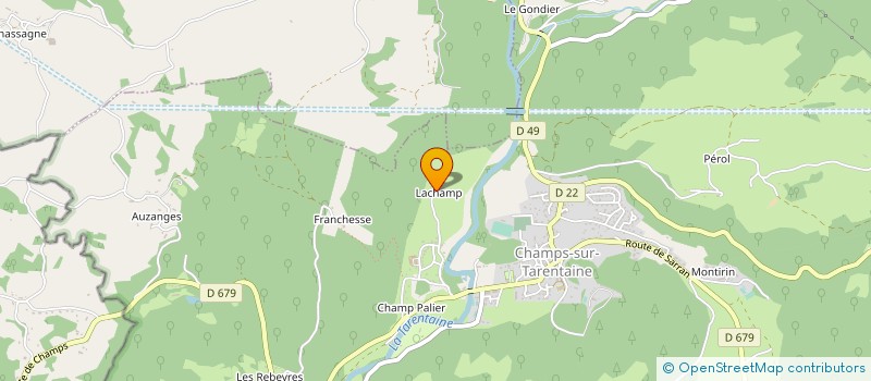 localisation de l'entreprise MONSIEUR OLIVIER DURIF à CHAMPS-SUR-TARENTAINE-MARCHAL