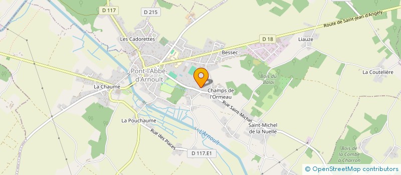 localisation de l'entreprise MONSIEUR OLIVIER DUSSAUD  SOULIGNONNE